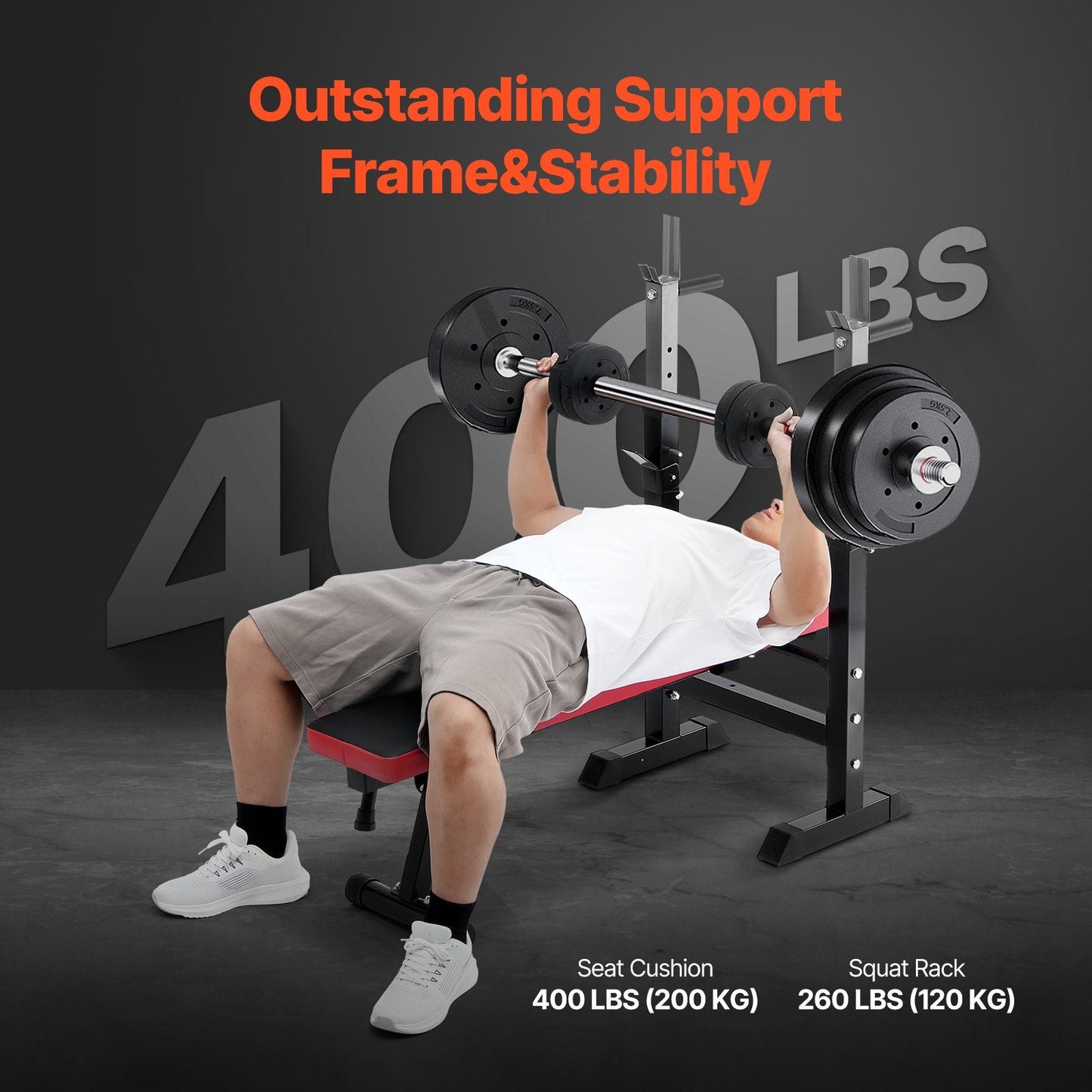 Weight Bench Sit up Bench for Home Gym Strength Training Adjustable Foldable