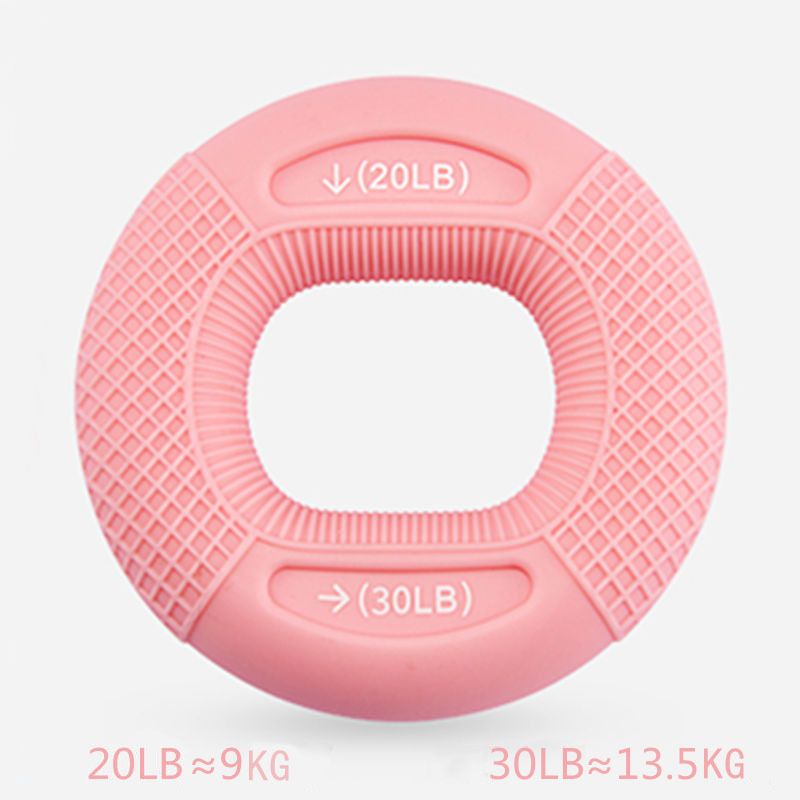 40-80LB Strength Hand Grip Ring; Muscle Power Training Silicone Ring; Fitness Body Building Carpal Expander Training Finger Ring