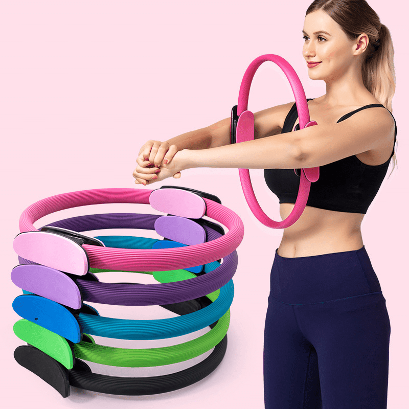 1pc Pilates Yoga Resistance Ring For Arm Leg Back Muscle Training; Home Fitness Workout Accessories