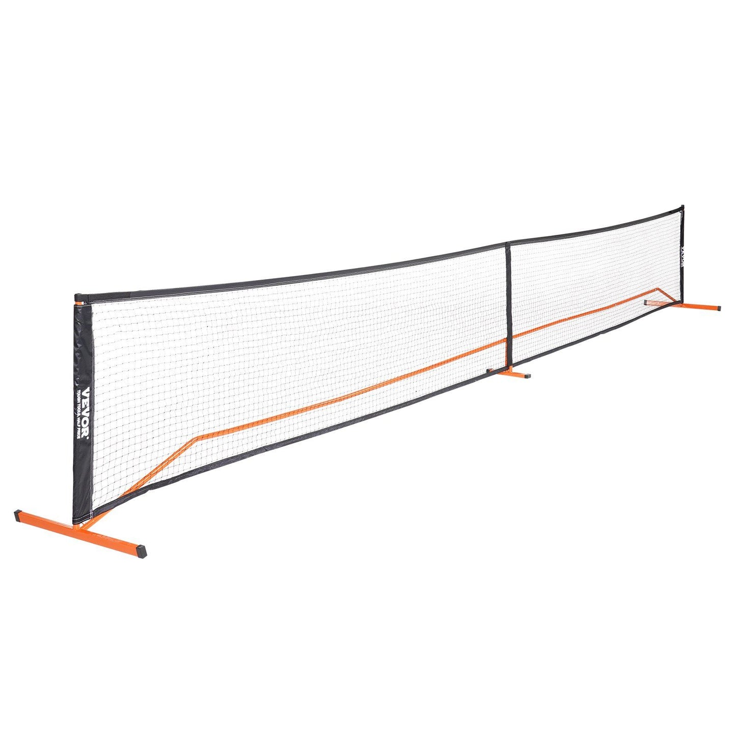 VEVOR Pickleball Net Set, 22FT Regulation Size Portable Pickleball System with Carrying Bag & Balls & Paddles, Weather Resistant Steady Metal Frame & Strong PE Net, for Outdoor Backyard Driveway