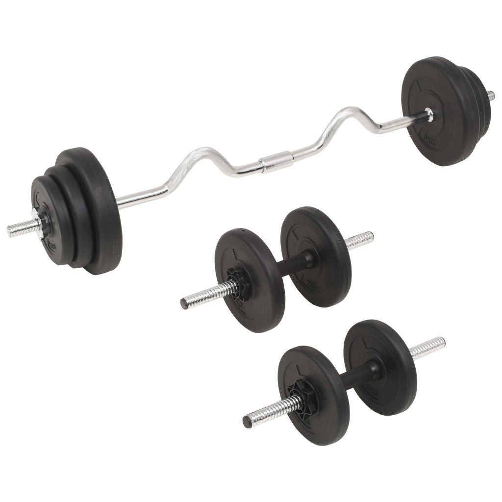 Barbell and Dumbbell Set 66.1 lb