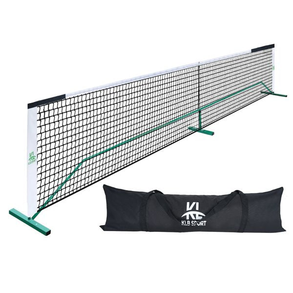 22 FT Pickleball Net, Steady Metal Frame,Easy Setup for All-Weather Resistant Play in Backyards,Outdoor Indoor Driveways and Garages