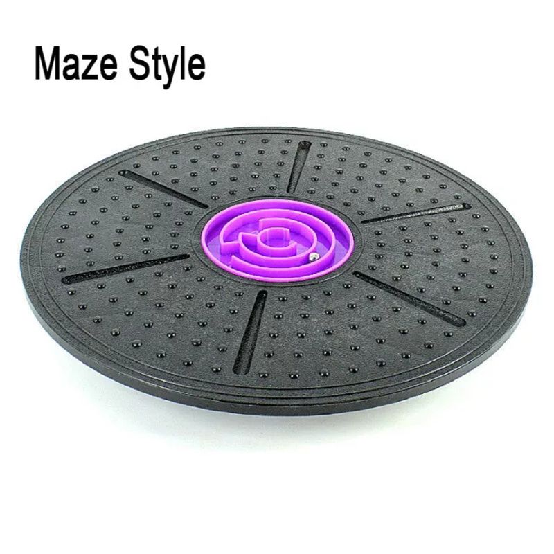 Yoga Balance Board Disc Stability Round Plates Exercise Trainer For Fitness Sports Waist Wriggling Fitness Balance Board-C; Exercise Equipment For Weight Loss