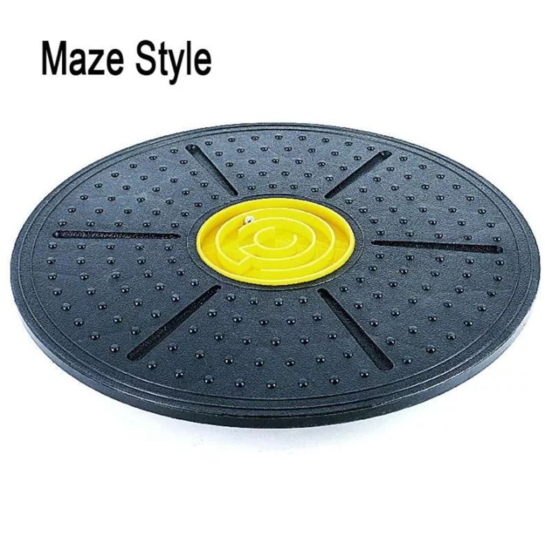 Yoga Balance Board Disc Stability Round Plates Exercise Trainer For Fitness Sports Waist Wriggling Fitness Balance Board-C; Exercise Equipment For Weight Loss