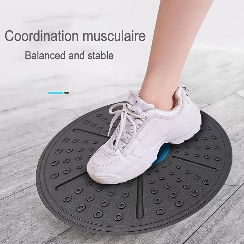 Yoga Balance Board Disc Stability Round Plates Exercise Trainer For Fitness Sports Waist Wriggling Fitness Balance Board-C; Exercise Equipment For Weight Loss