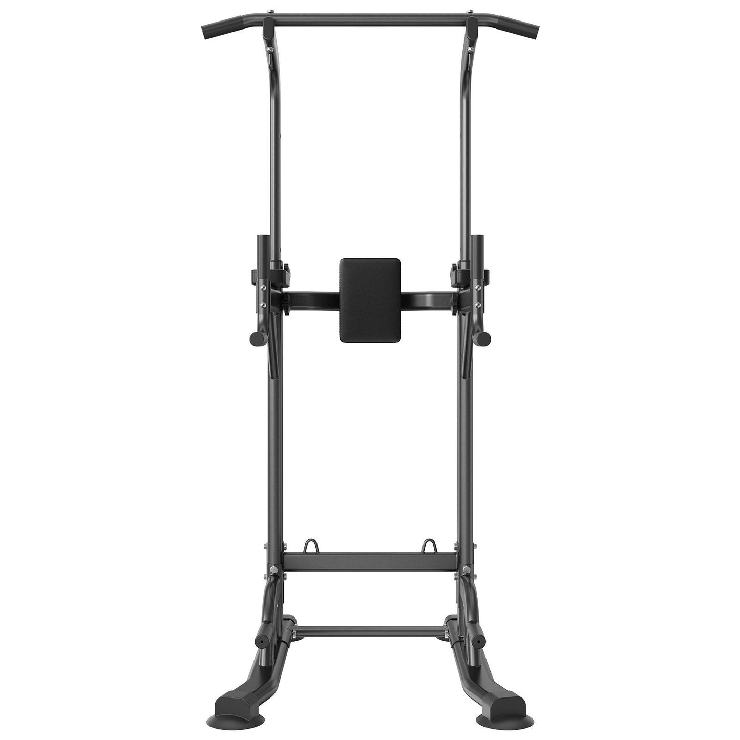 VEVOR Power Tower Dip Station, 10-Level Height Adjustable Pull Up Bar Stand, Multi-Function Home Gym Strength Training Fitness Workout Equipment with 7-Level Adjustable Backrest, PU Elbow Pads, 440LBS