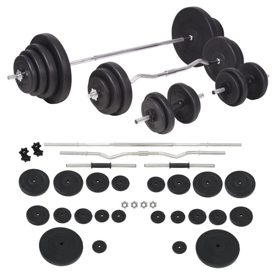 Barbell and Dumbbell Set 264.6 lb