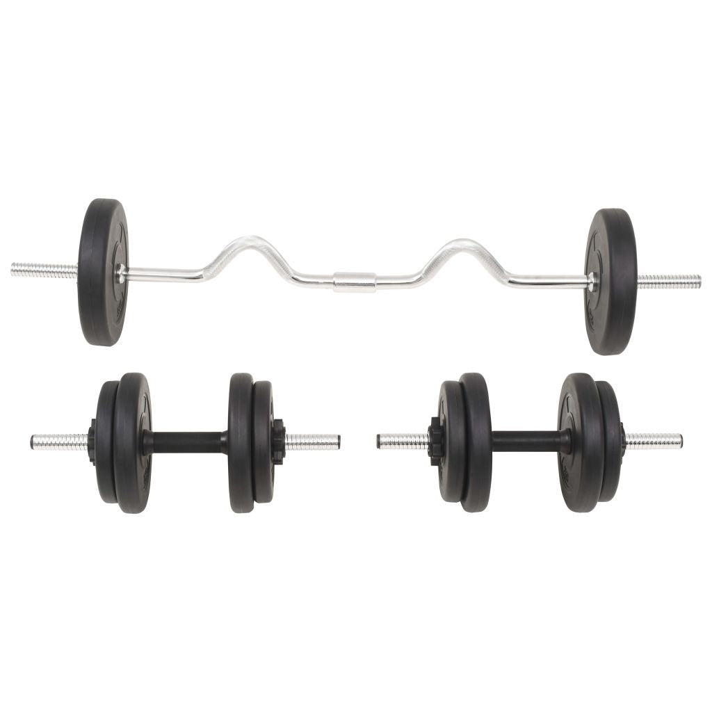 Barbell and Dumbbell Set 66.1 lb