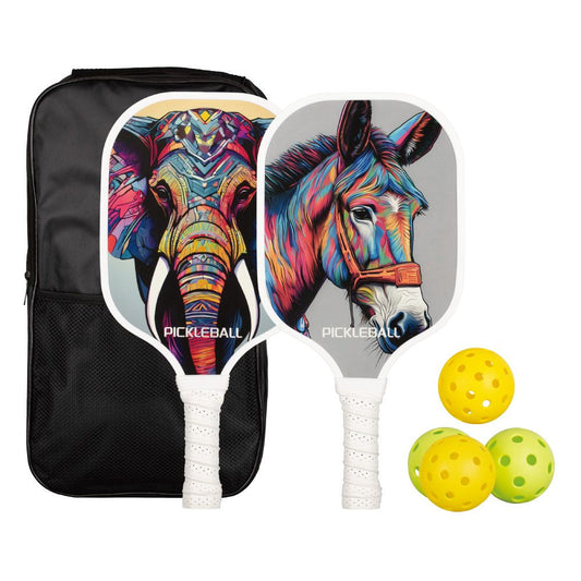 Pickleball-Paddles-Set Outdoor Sport Fiberglass Face PP Honeycomb Core