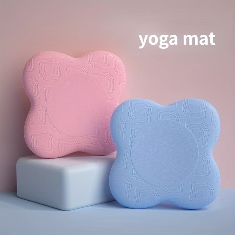 1pair Yoga Knee Elbow Joint Protection Pad; Portable Fitness Exercise Thickened Non-slip Yoga Mat; Yoga Pilates Fitness Equipment For Home Gym Training