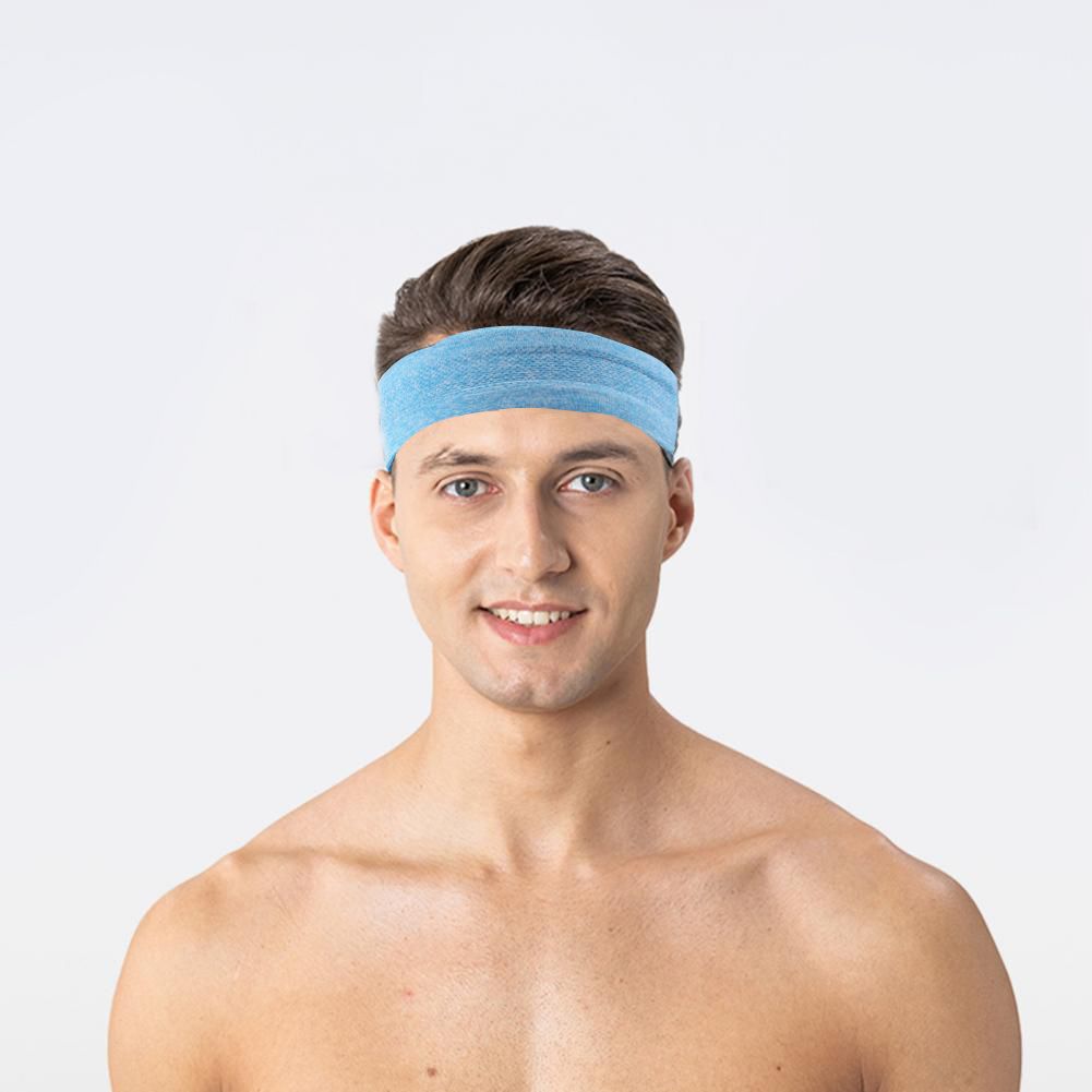 Outdoor Sports Headband Portable Fitness Hair Bands Man Woman Hair Wrap Brace Elastic Cycling Yoga Running Exercising Sweatband