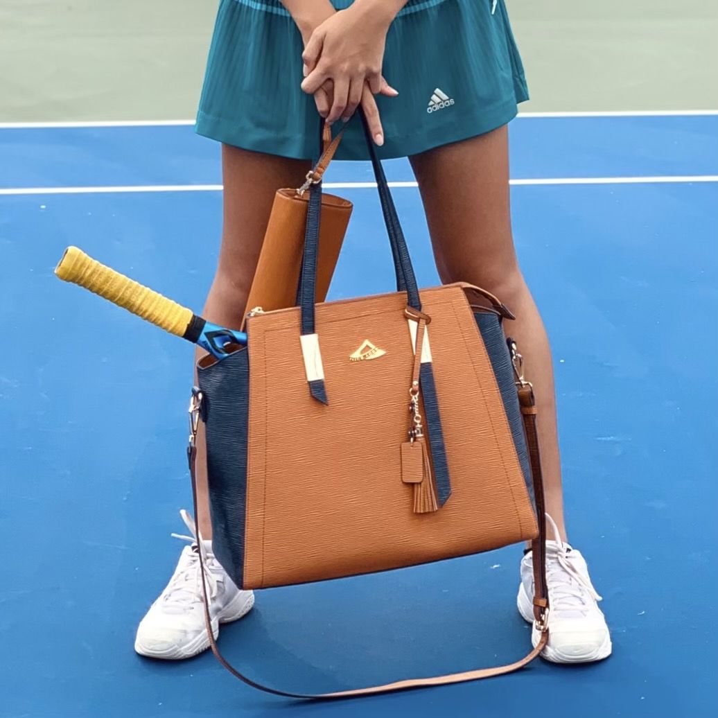 NiceAces BALA Tennis Bag;  Pickleball Tote Bag; Laptop Bag and Everyday Two Tone Tote Bag For Women