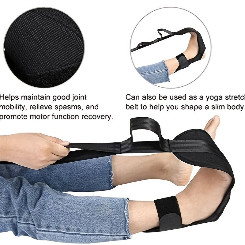 Adjustable Yoga Stretching Band For Leg And Foot, Home Fitness Workout Accessories